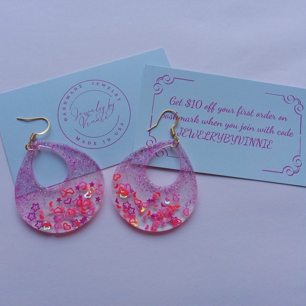 Hand Crafted Barbie's Dreams Collection Earrings - Picture 4 of 6